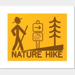 Nature Hike Icons logo Posters and Art